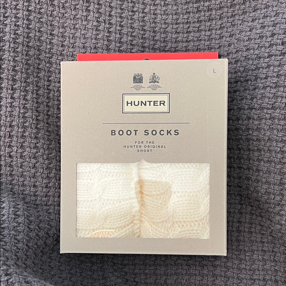 Hunter Cream Boot Socks for Men